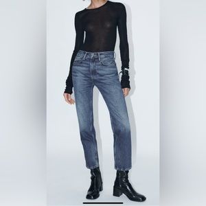 Zara Straight cut Crop Jean Size 30